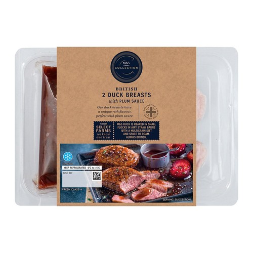 M&S 2 British Duck Breasts with Plum Sauce thumbnail 3