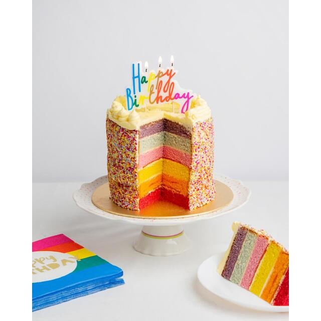 Talking Tables Rainbow Happy Birthday Candle thumbnail 4