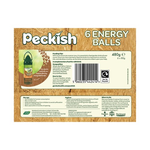 Peckish Natural Balance Wild Bird Energy Balls  thumbnail 3