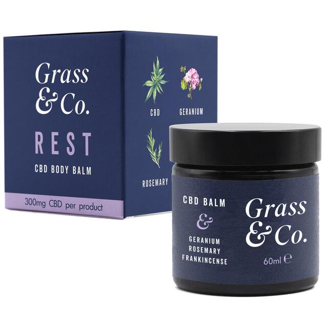 Grass & Co. Rest CBD Muscle Balm 300mg