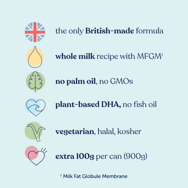 Kendamil Organic 1 First Infant Milk Powder, From Birth thumbnail 5