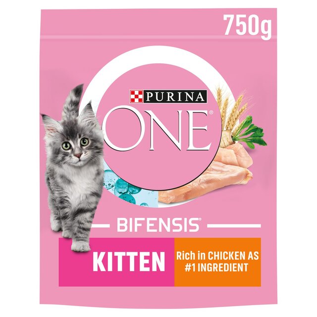 Purina One Kitten Chicken Dry Cat Food - Image 1