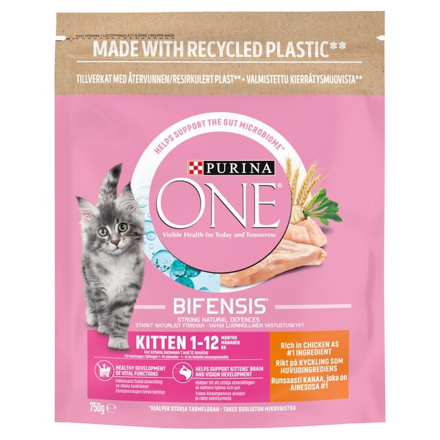 Purina One Kitten Chicken Dry Cat Food thumbnail 2