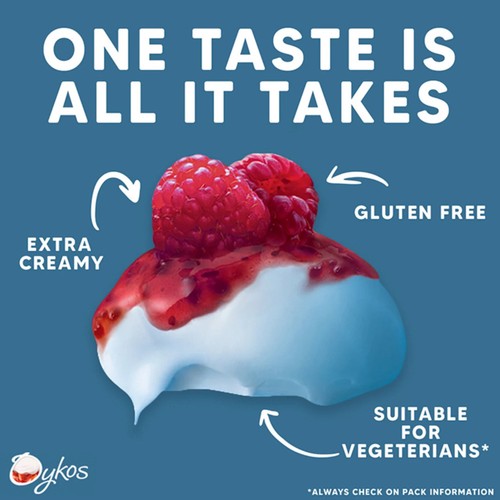 Oykos Raspberry Luxury Greek Style Yoghurt Dessert thumbnail 3