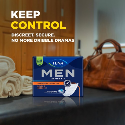 Tena for Men Incontinence Absorbent Protector Level 3  thumbnail 8