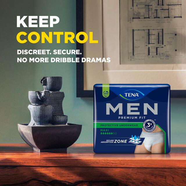 Tena for Men Premium Fit Incontinence Pants Medium thumbnail 6