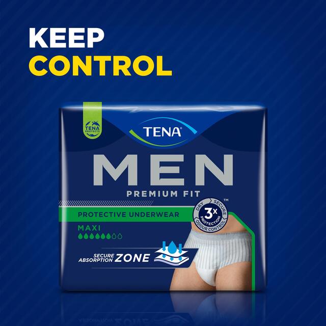 Tena for Men Premium Fit Incontinence Pants Medium thumbnail 7