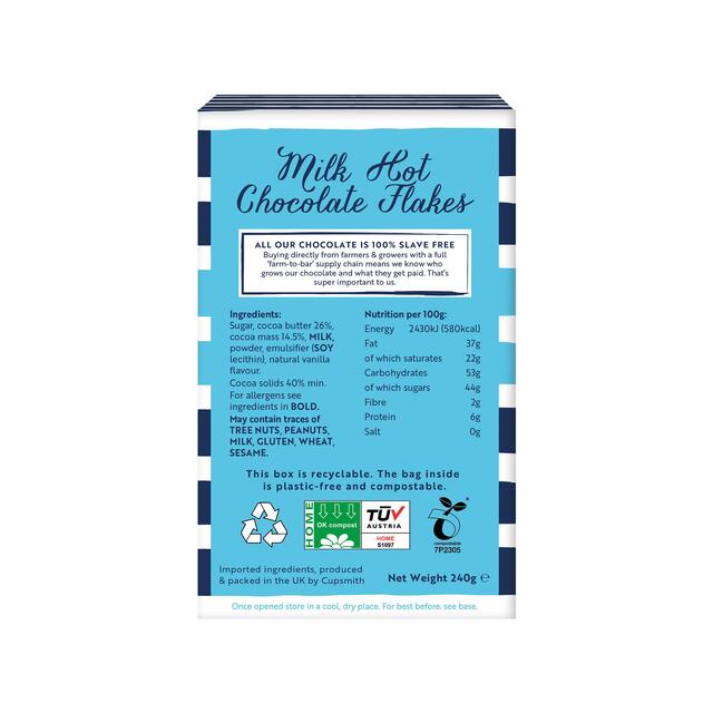 CUPSMITH Hot Chocolate Flakes - Milk Chocolate thumbnail 2