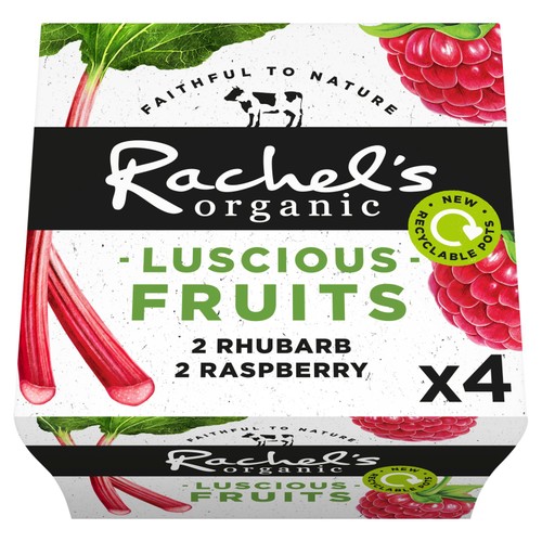 Rachel's Organic Luscious Fruits Rasp/Rhubarb thumbnail 2