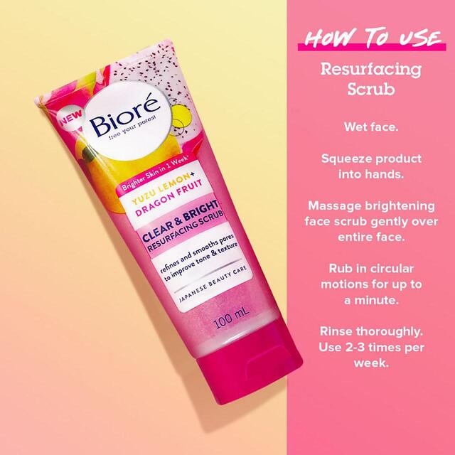 Biore Clear & Bright Resurfacing Scrub thumbnail 4
