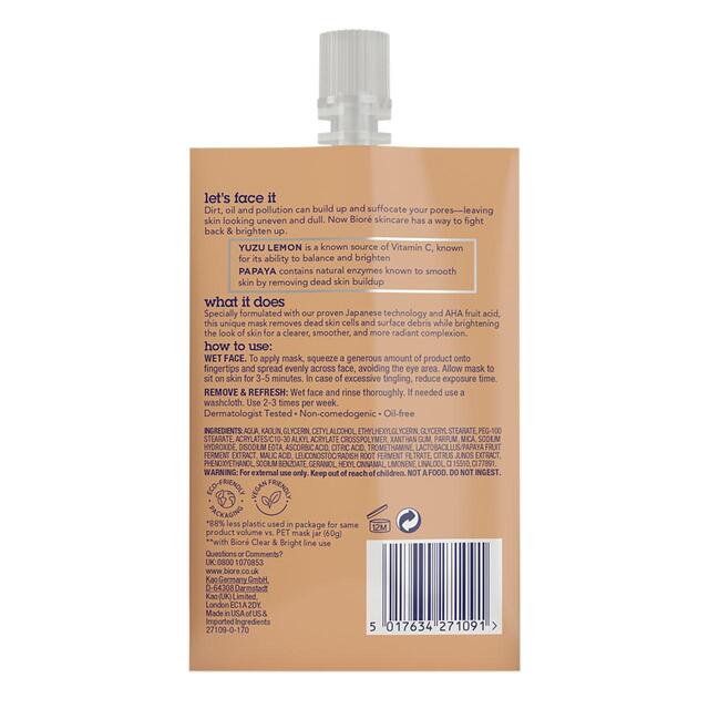 Biore Clear & Bright AHA Brightening Clay Mask thumbnail 6