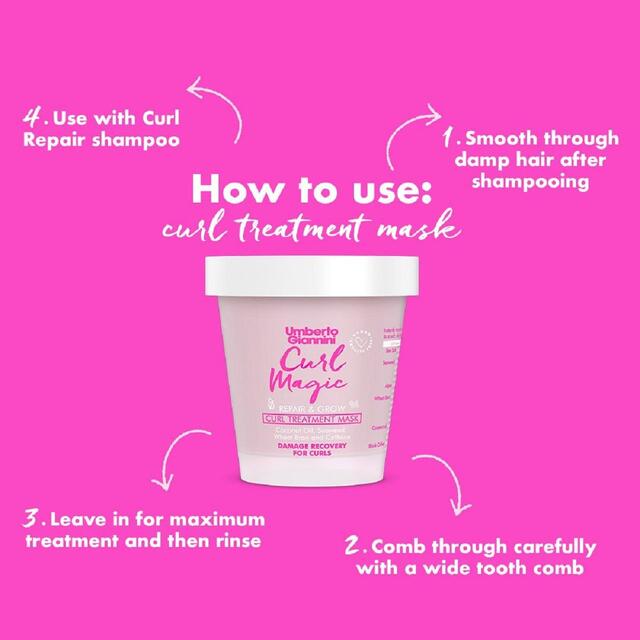 Umberto Giannini Curl Magic Repair Mask thumbnail 4