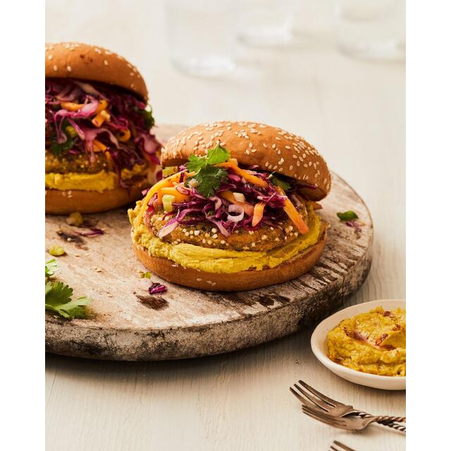 Strong Roots The Pumpkin & Spinach Burger thumbnail 3