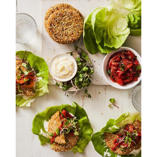 Strong Roots The Pumpkin & Spinach Burger thumbnail 4