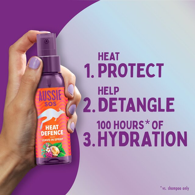 Aussie SOS Instant Heat Saviour Hair Spray thumbnail 2