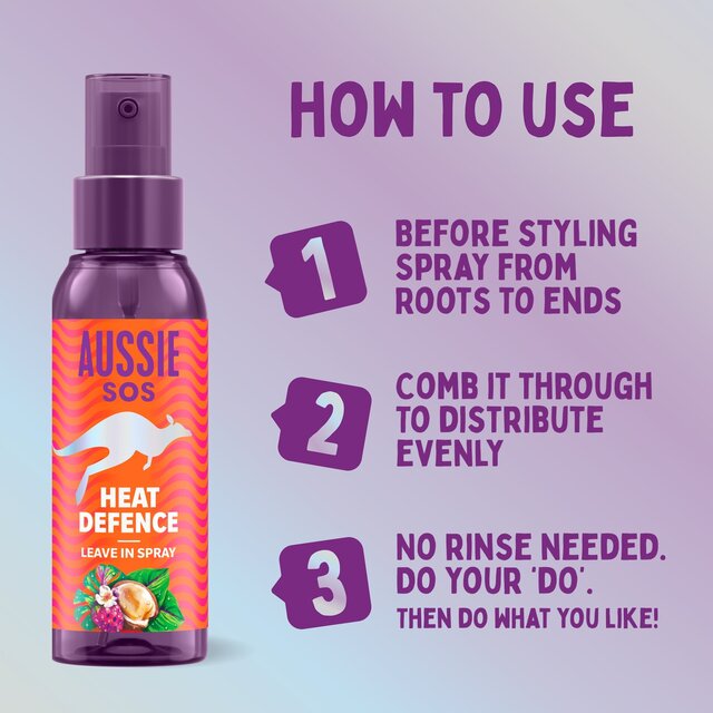 Aussie SOS Instant Heat Saviour Hair Spray thumbnail 3