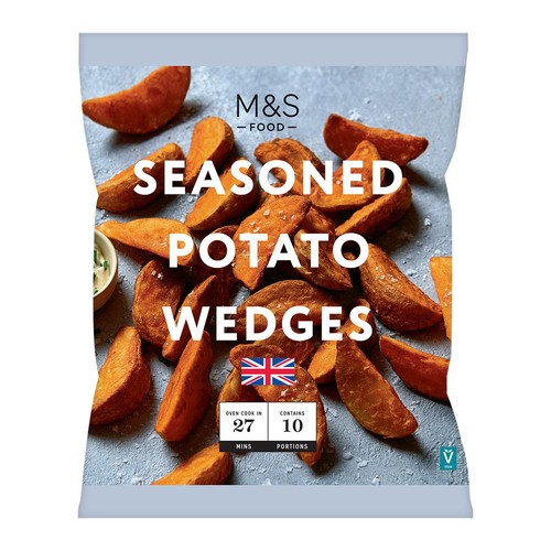 M&S Seasoned Potato Wedges Frozen