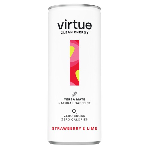 Virtue Yerba Mate Strawberry & Lime Clean Energy