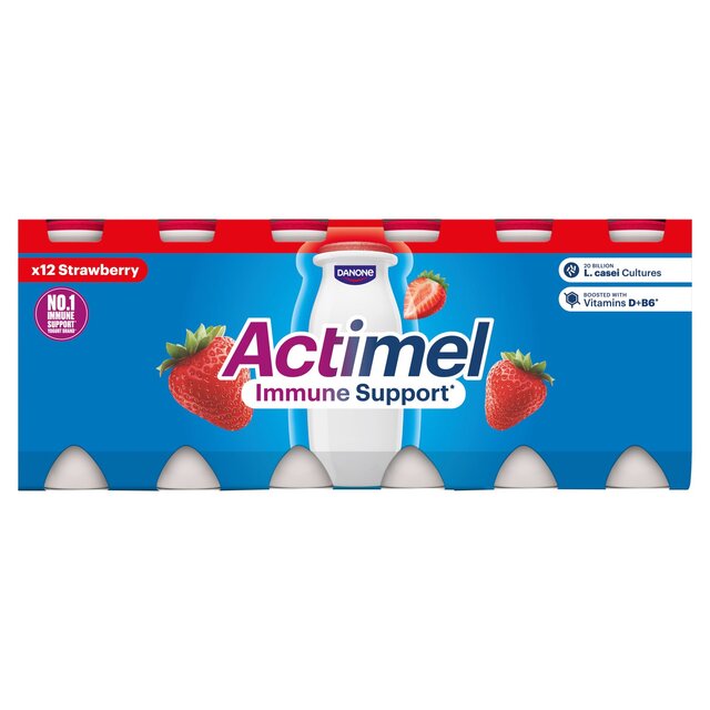 Actimel Strawberry Cultured Yoghurt Drink
