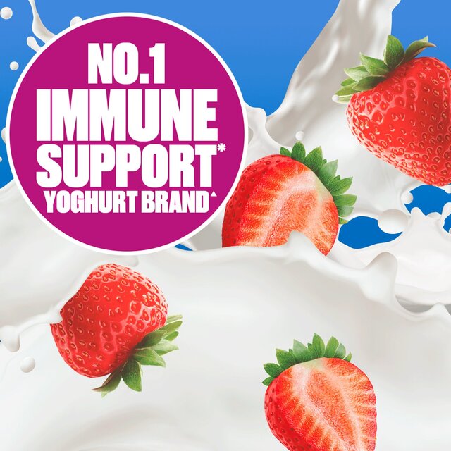 Actimel Strawberry Immune Support Yoghurt Drink Multipack thumbnail 3