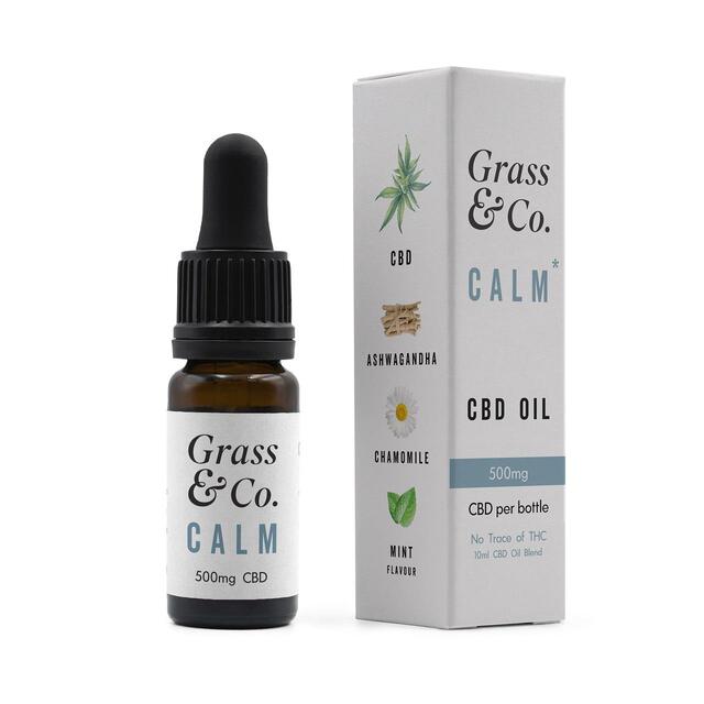 Grass & Co. Calm 500mg CBD Consumable Oil thumbnail 2
