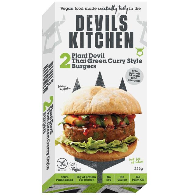 Devil's Kitchen Thai Green Curry Style Burger