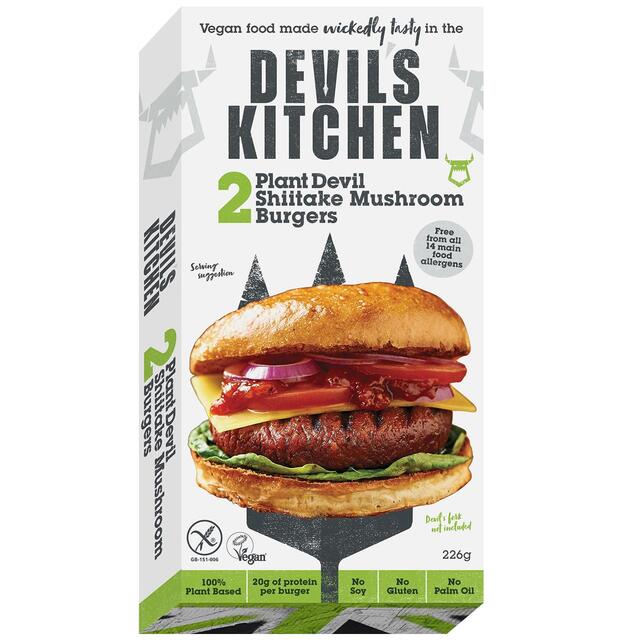 Devil's Kitchen Shiitake Mushroom Burger