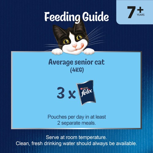 Felix As Good As it Looks Senior 7+ Fish in Jelly Wet Cat Food thumbnail 10