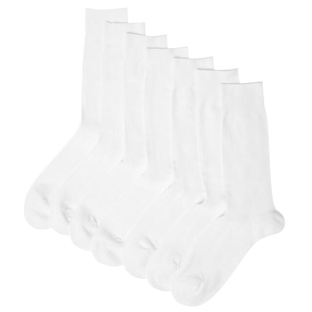 M&S Collection Cool & Fresh Socks, Size 6-12, White thumbnail 2