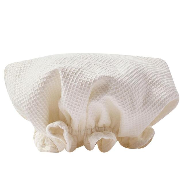 M&S Organic Cotton Shower Cap, White