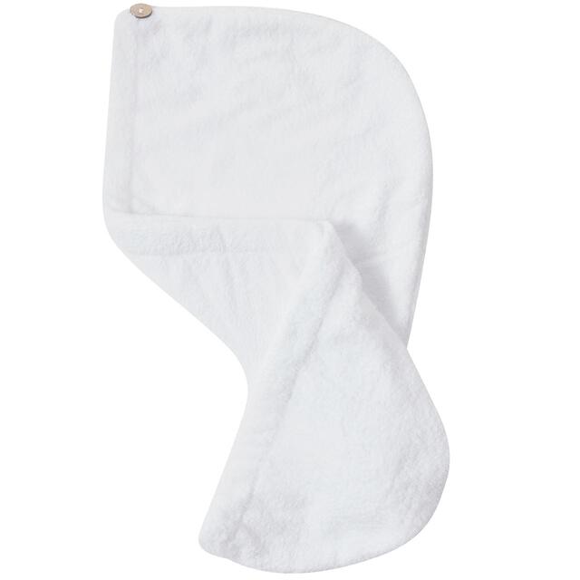M&S Recycled Microfibre Hair Turban, White thumbnail 3