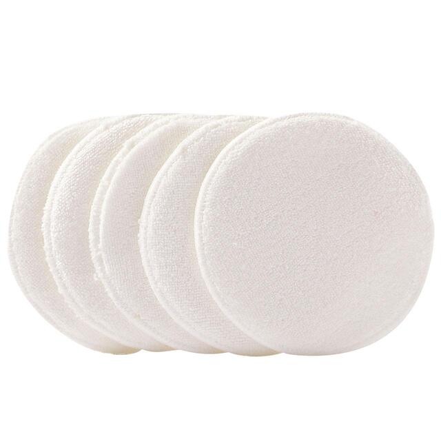 M&S 5 Reusable Cotton Pads & Bag, White thumbnail 2