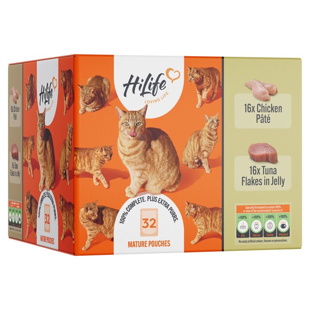 HiLife It's only Natural The Big Mature One in Jelly Wet Cat Food