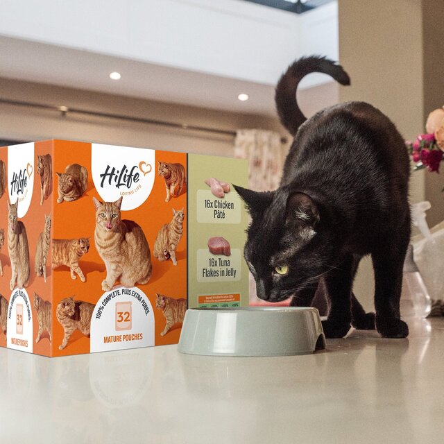 HiLife It's only Natural The Big Mature One in Jelly Wet Cat Food thumbnail 5