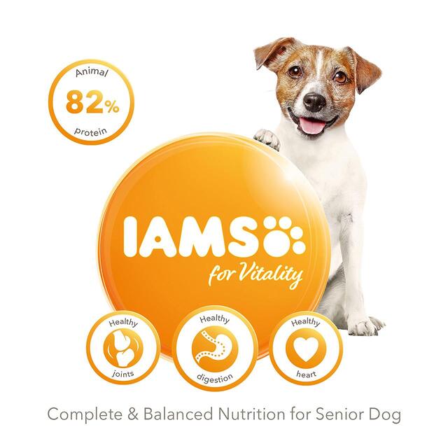 IAMS for Vitality Small/Medium Breed Senior Dry Dog Food with Fresh chicken thumbnail 2