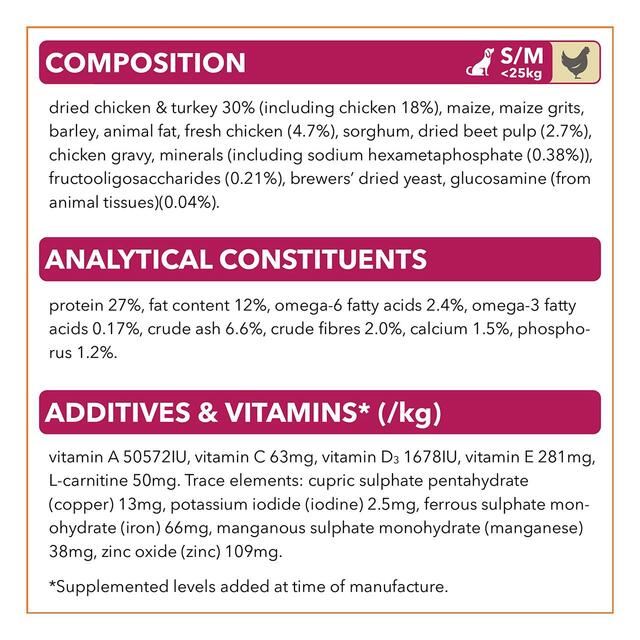 IAMS for Vitality Small/Medium Breed Senior Dry Dog Food with Fresh chicken thumbnail 3