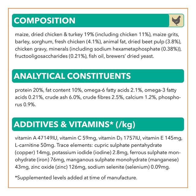 IAMS for Vitality Light in Fat Adult Dry Dog Food with Fresh chicken thumbnail 3