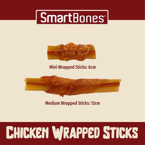 SmartBones 5 Chicken Wrapped Rawhide Free Sticks Dog Treats thumbnail 5