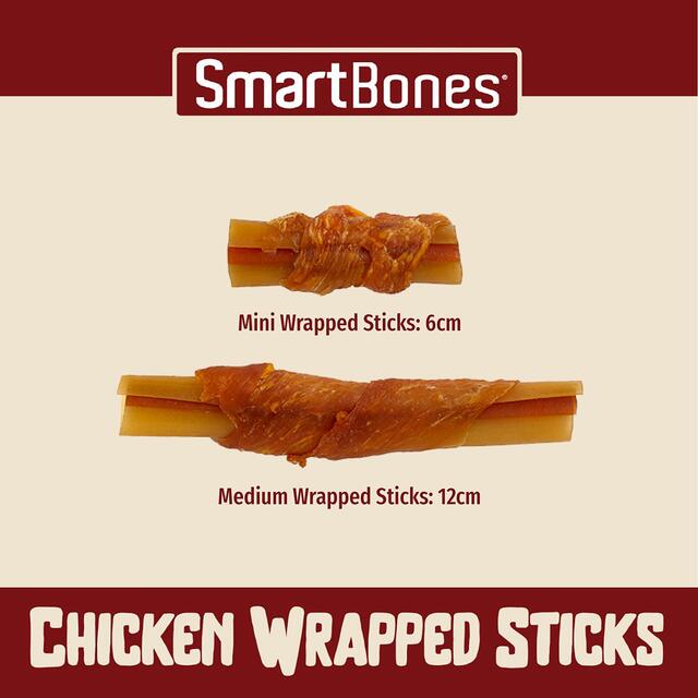 SmartBones 5 Chicken Wrapped Rawhide Free Sticks Dog Treats thumbnail 5