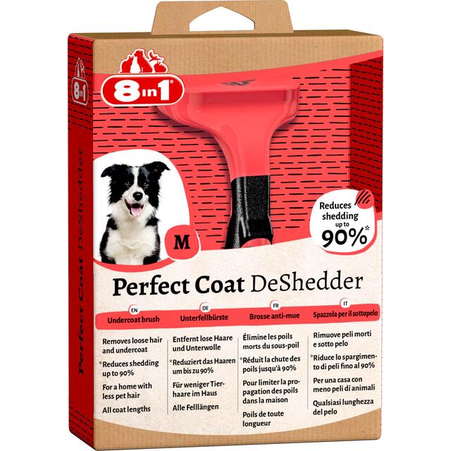 8in1 Perfect Coat DeShedder Dog M Grooming Comb thumbnail 3