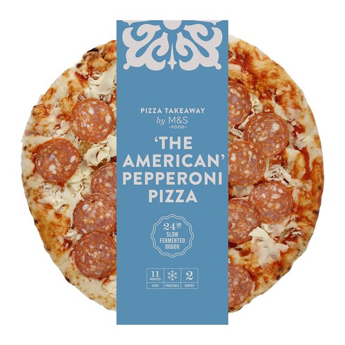 M&S 'The American' Woodfired & Stonebaked Pepperoni Pizza