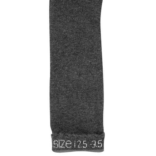 M&S Girls Knee High Socks, Size 8-12, Grey thumbnail 3