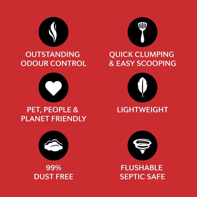 World's Best Multiple Cat Unscented Clumping Cat Litter thumbnail 3