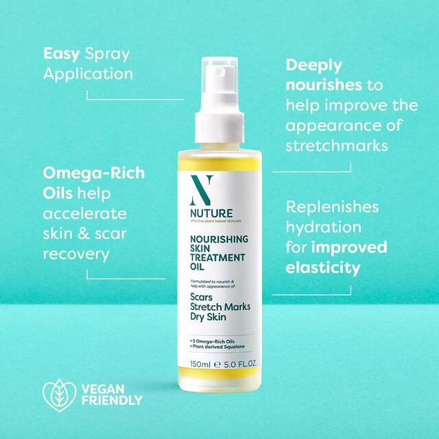 Nuture Nourishing Skin Treatment Oil for Scars, Stretch Marks & Dry Skin thumbnail 3