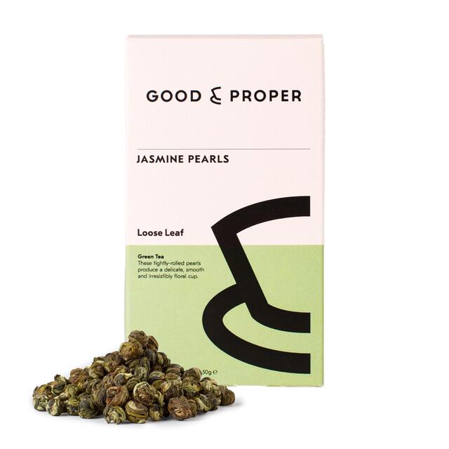 Good & Proper Tea - Loose Leaf Jasmine Pearls Green Tea thumbnail 3