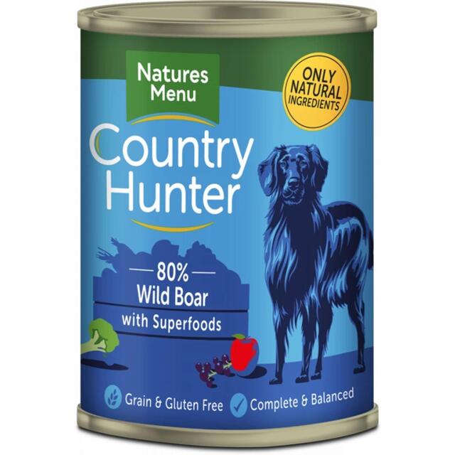 Country Hunter 80% Wild Boar with Superfoods Wet Dog Food