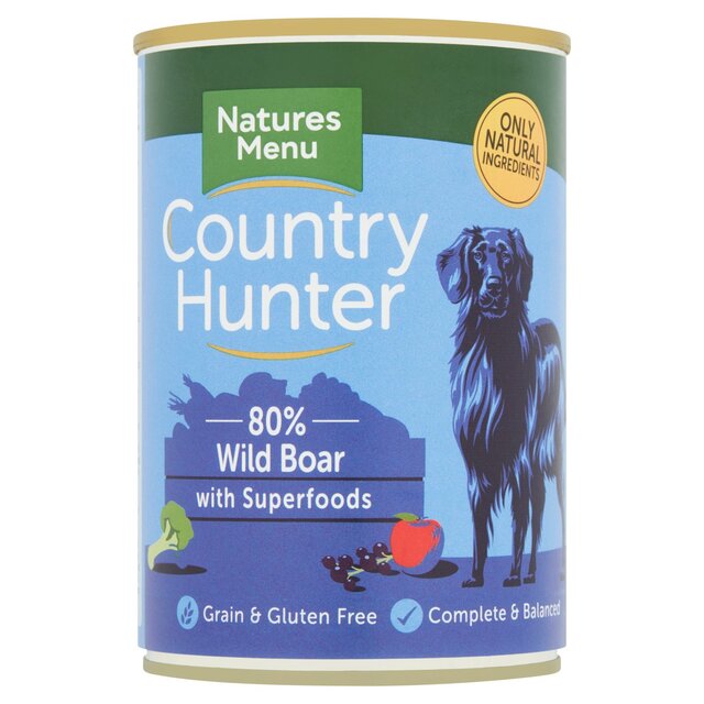 Country Hunter 80% Wild Boar with Superfoods Wet Dog Food thumbnail 2