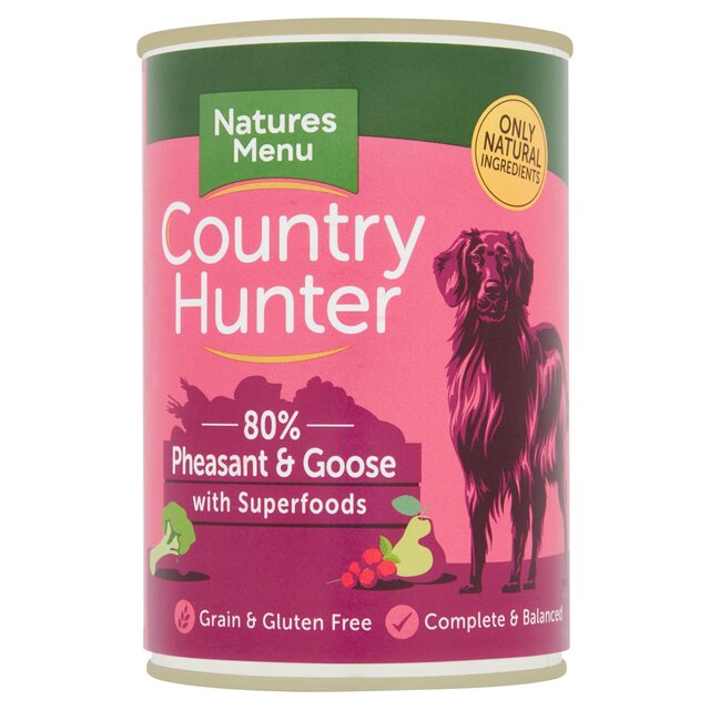 Country Hunter 80% Pheasant & Goose with Superfoods Wet Dog Food