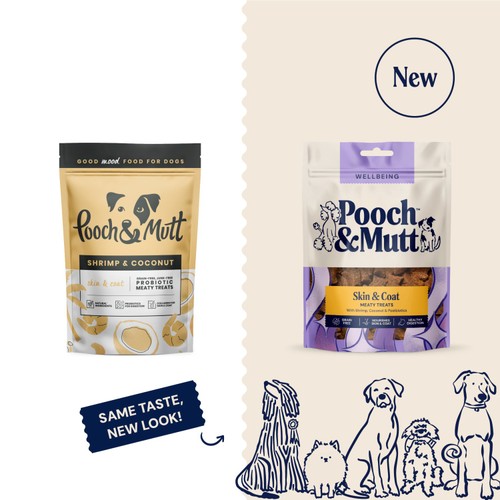 Pooch & Mutt Shrimp and Coconut Coat Care Meaty Dog Treats thumbnail 2