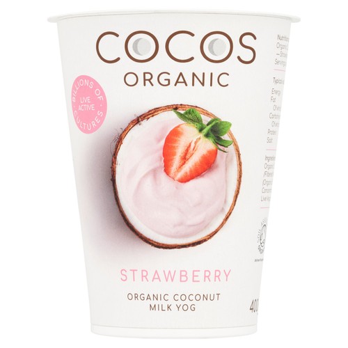 COCOS Organic Strawberry Coconut Yoghurt